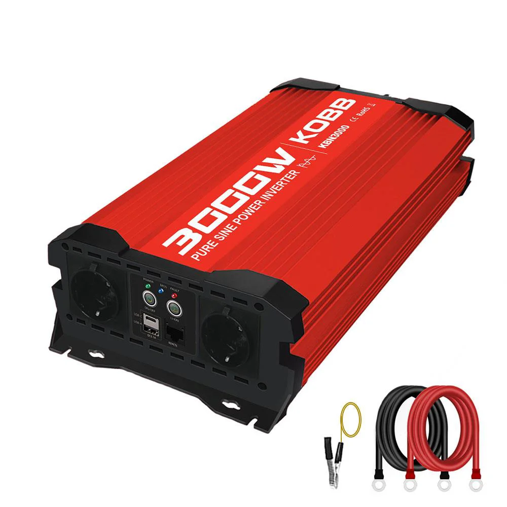 KOBB KBN3000 12V/220V 3000Watt Tam Sinüs Dönüştürücü İnvertör KOBB KBN3000 12V/220V 3000Watt Tam Sinüs Dönüştürücü İnvertör