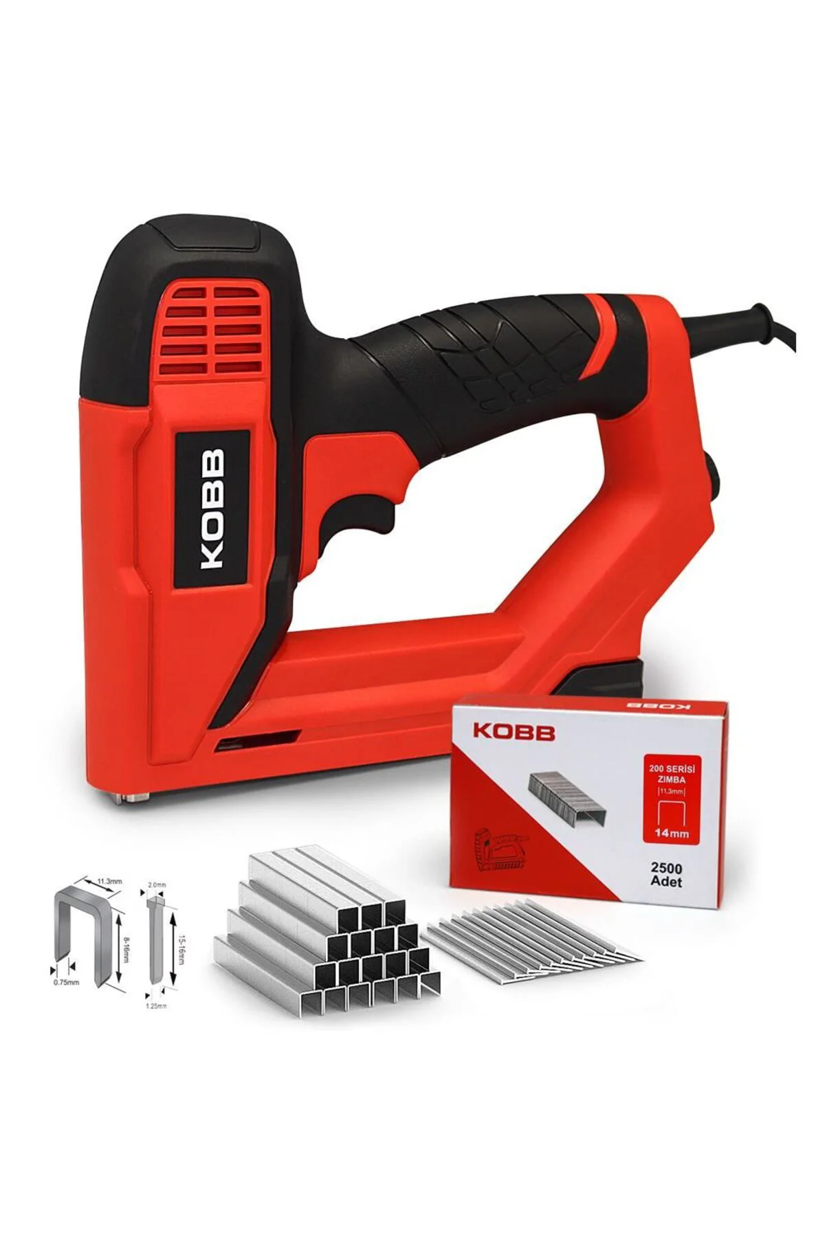 KOBB KBZ200B Elektrikli Zımba-Çivi Çakma Makinası