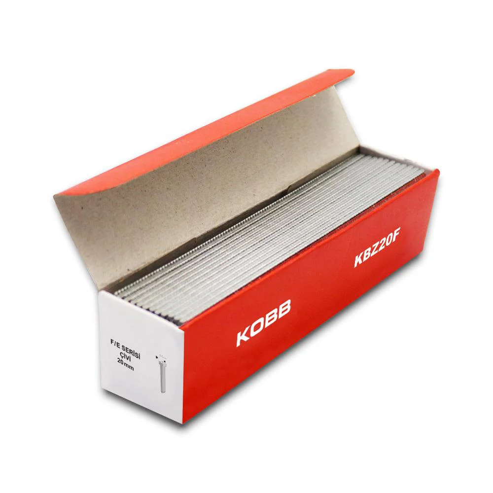KOBB KBZ20F 20mm 2500 Adet F/E/J/8 Serisi Ağır Hizmet Tipi Kesik Başlı Çivi KOBB KBZ20F 20mm 2500 Adet F/E/J/8 Serisi Ağır Hizmet Tipi Kesik Başlı Çivi