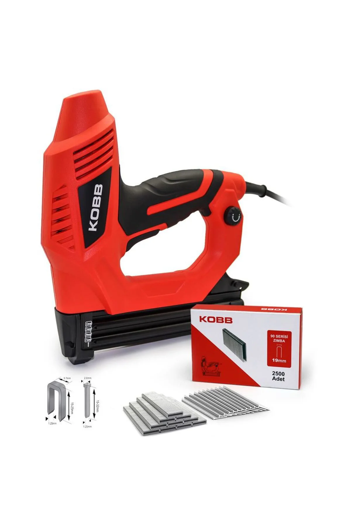 KOBB KBZ90 Elektrikli Zımba-Çivi Çakma Makinası