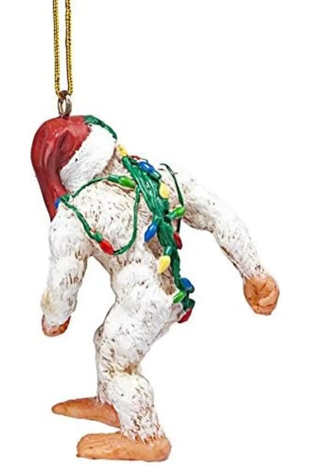 Koca Ayak Abominable Kardan Adam Yeti Tatil Süsü, Beyaz 395519