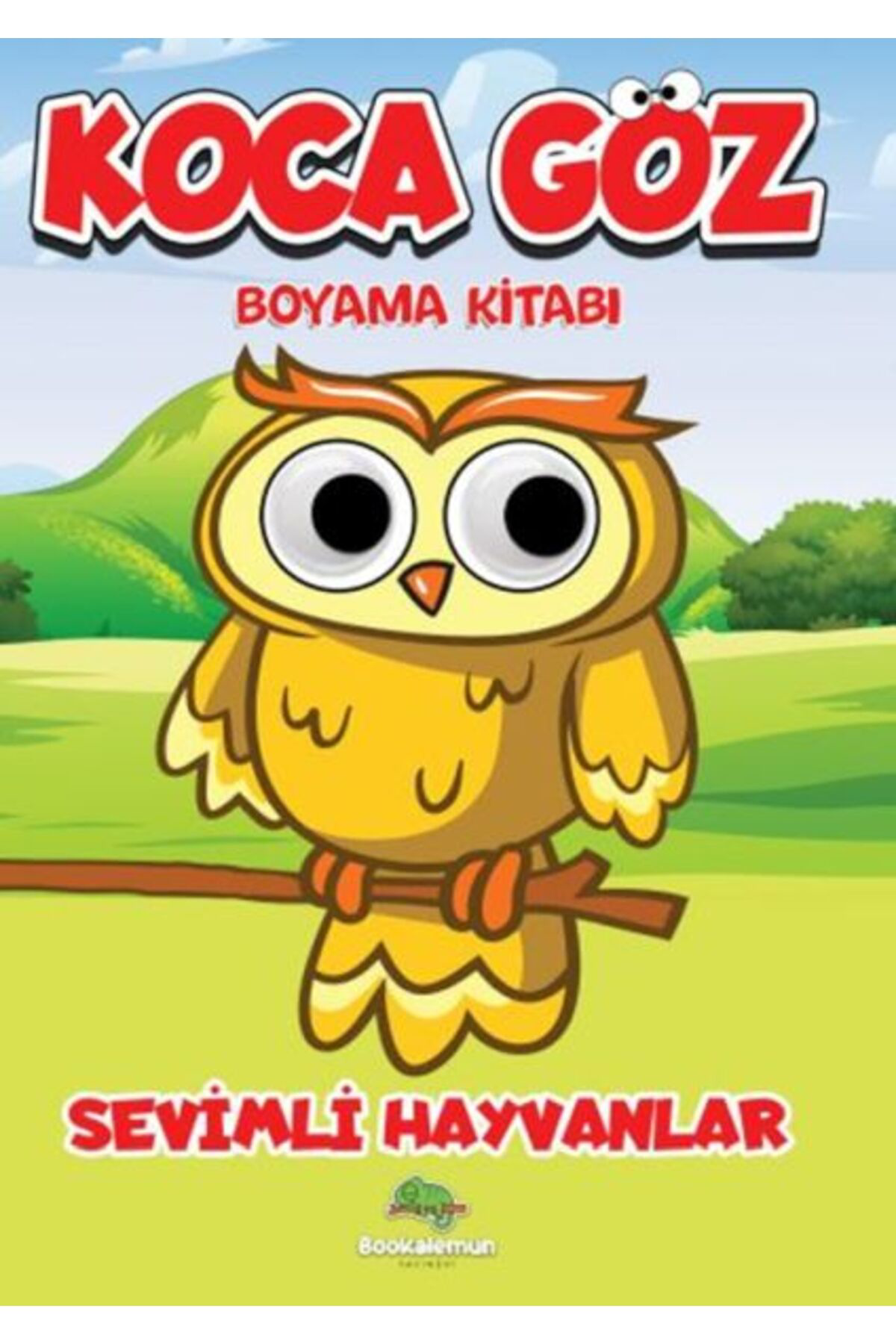 Bookalemun Yayınevi Koca Göz Boyama Sevimli Hayvanlar