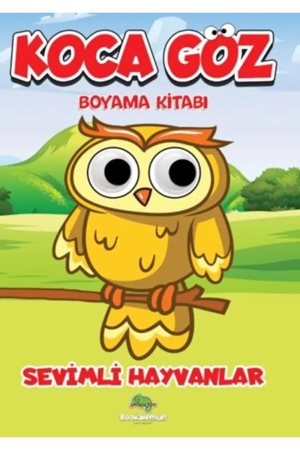 Koca Göz Boyama Sevimli Hayvanlar