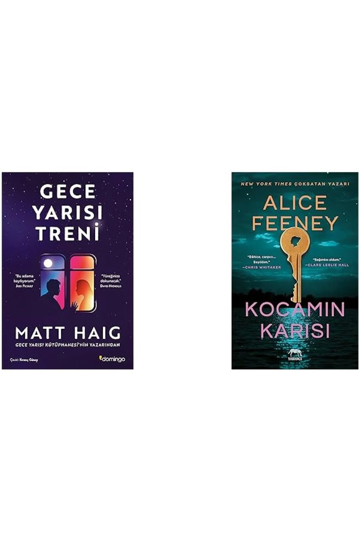 kocamin karisi+geceyarisi treni=(2kitap)