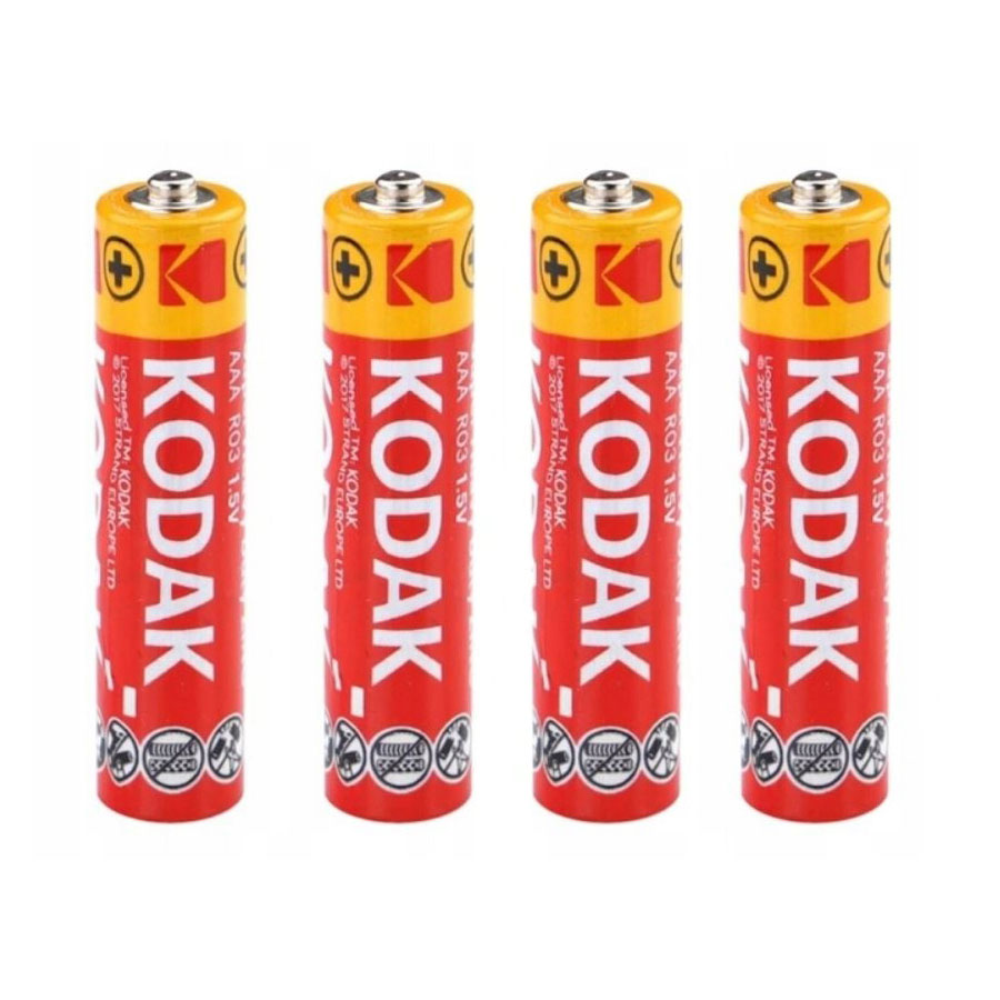 Kodak KAAHZ-S4 Super Heavy Duty Çinko Karbon AAA İnce Kalem Pil /