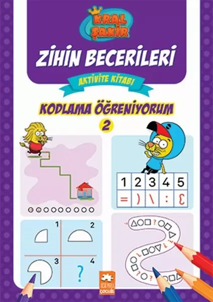 Kodlama Öğreniyorum 2 - Kral Şakir Zihin Becerileri Aktivite Kita