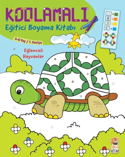 Kodlamalı Eğitici Boyama Kitabı - Eğlenceli Hayvanlar Fiyatı, Yorumları ve Özellikleri