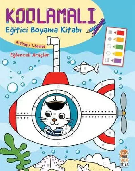 Kodlamalı Eğitici Boyama Kitabı - Eğlenceli Araçlar Fiyatı, Yorumları ve Özellikleri