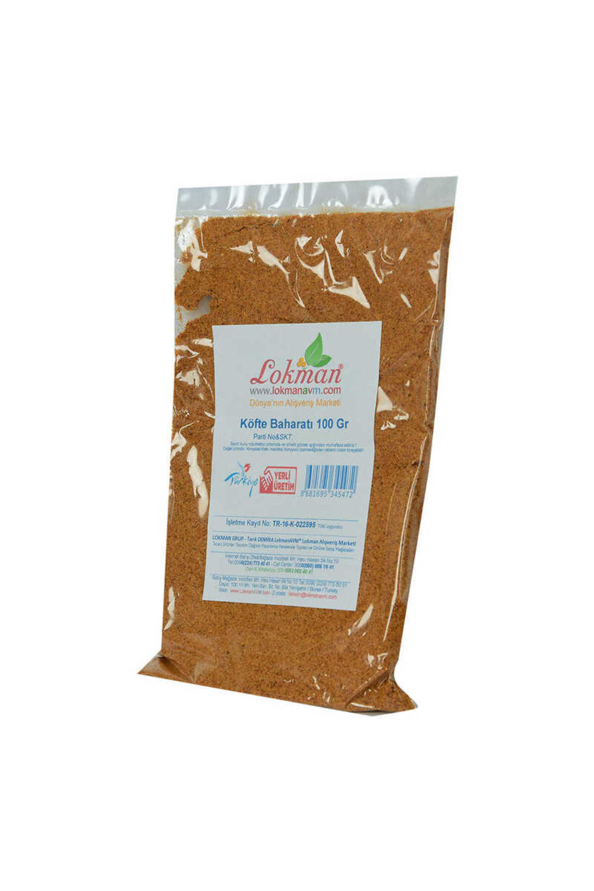 Lucest Köfte Baharatı Saf Baharat Karışımı 100 Gr Paket