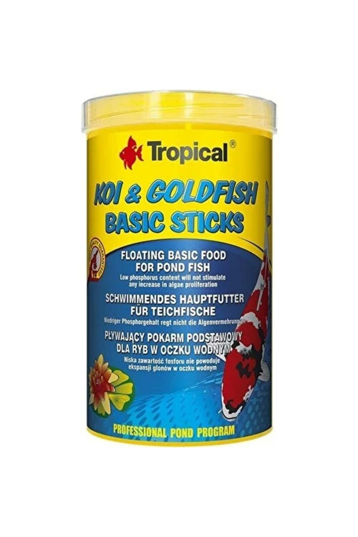 Koi Goldfish Basic Sticks 1000 ml 80 gr