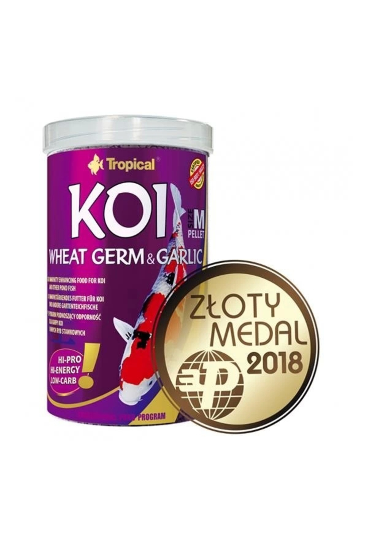 Koi Wheat Germ & Garlic Size M 1000ml 320gr