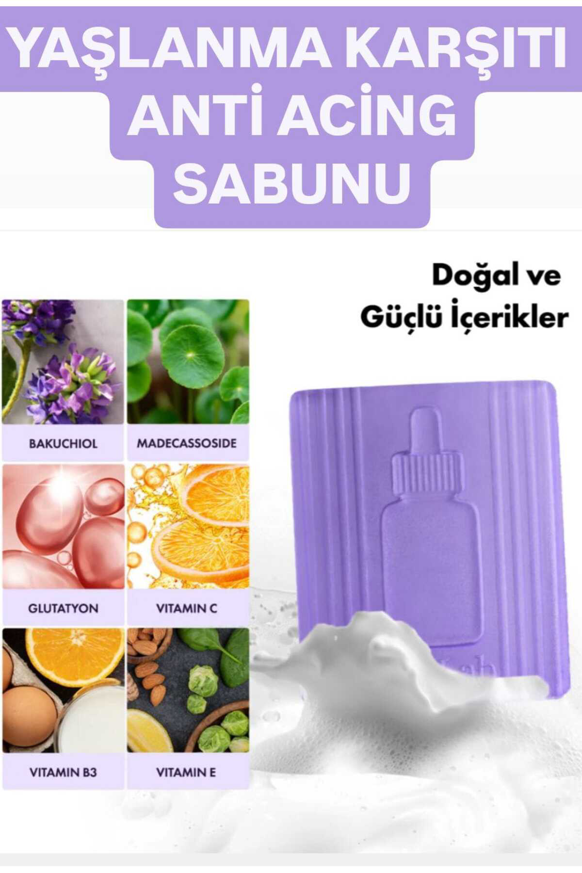 Kojik Asit Sabunu Anti Aging Sabunu