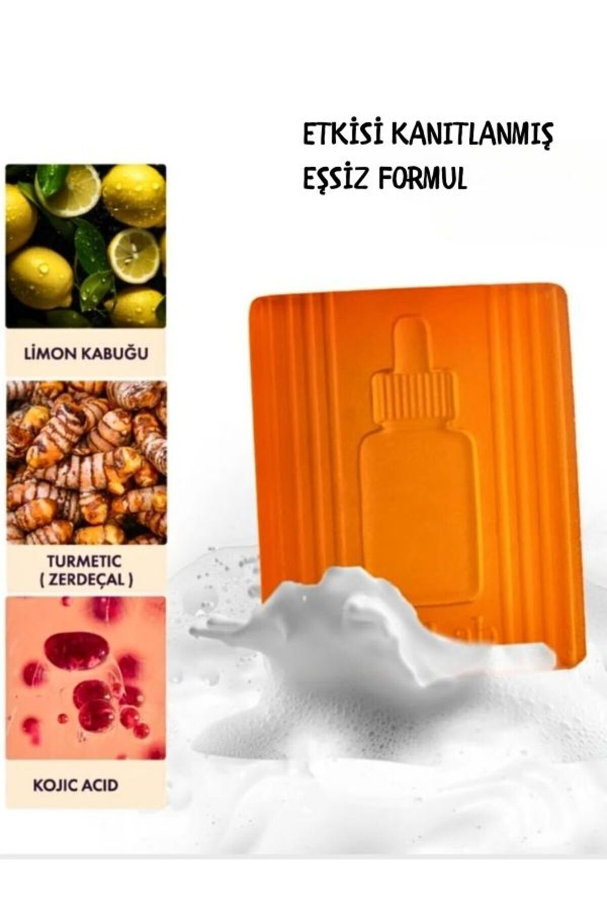 Kojik Asit Sabunu Zerdeçal Içerikli Cilt Lekelerine Özel Formül 1 Kojik Asit Sabunu Zerdeçal Içerikli Cilt Lekelerine Özel Formül 1
