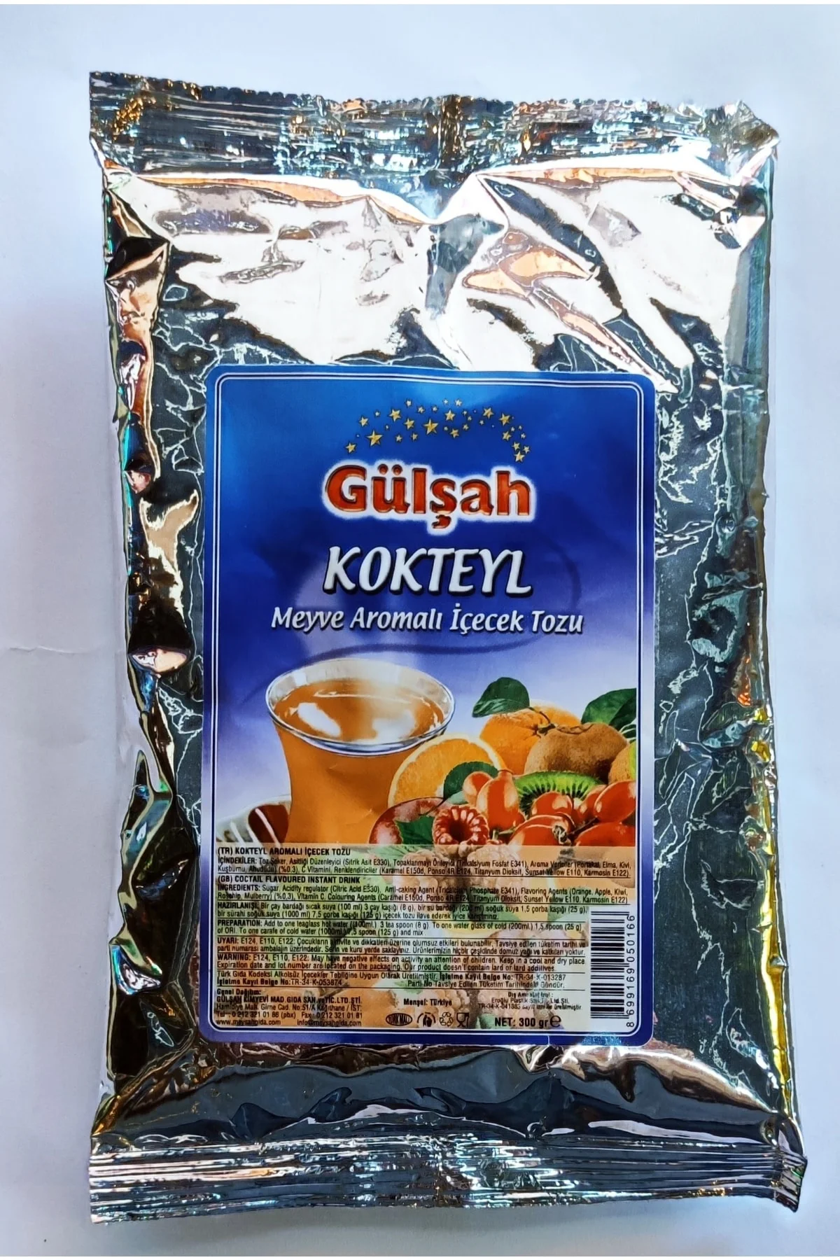 Kokteyl Aromalı Içecek Tozu 300gr