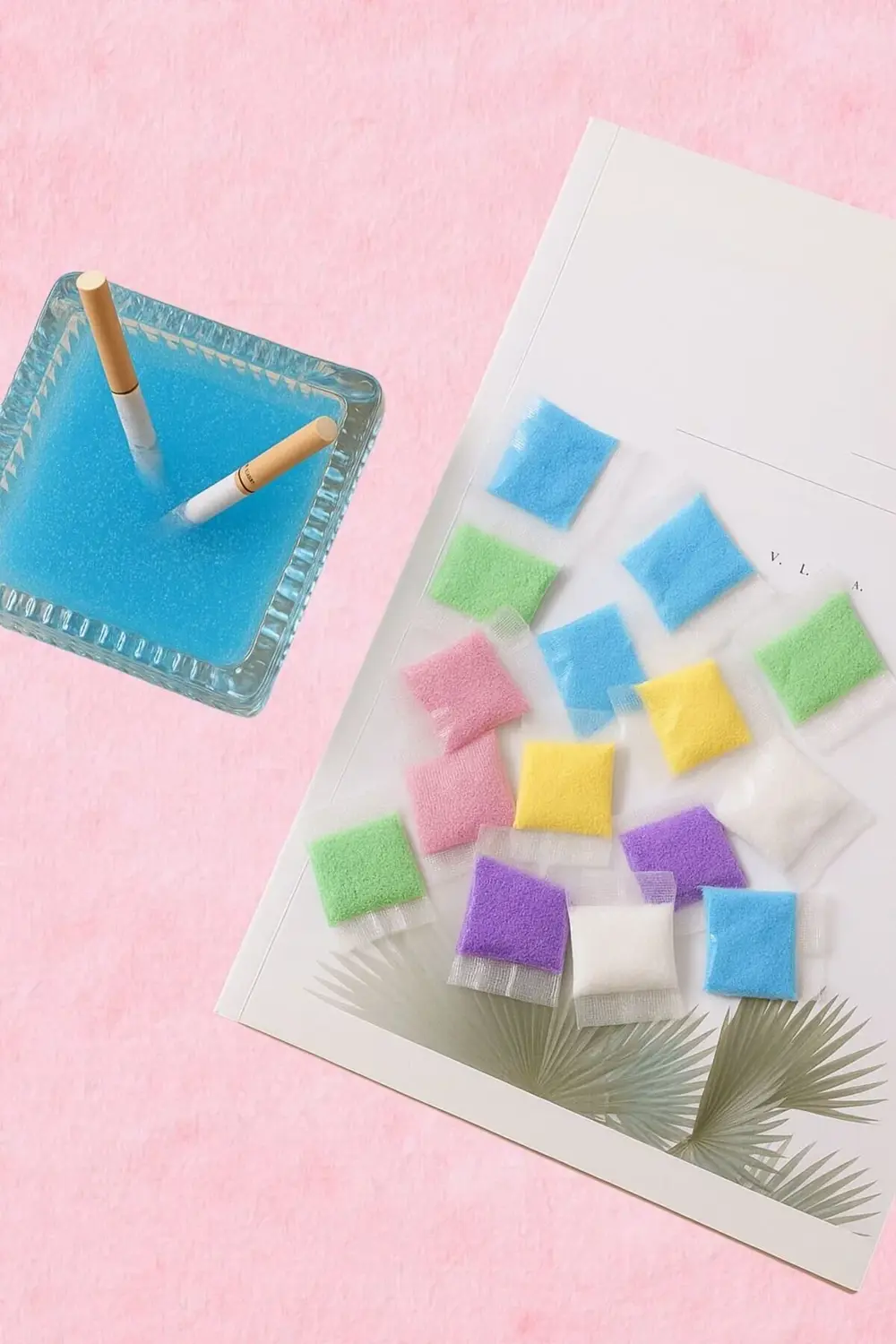 Koku Giderici Duman Söndürme Kumu - Renkli 15’li Paket | Kül Tabl