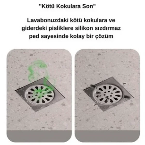 Koku Önleyici Silikon Gider Kapağı - Etkili Hijyen Çözümü Koku Önleyici Silikon Gider Kapağı - Etkili Hijyen Çözümü