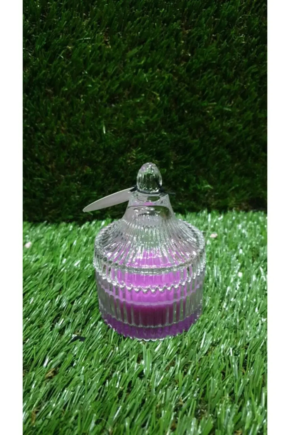 Kokulu Cam Kavanoz Mum