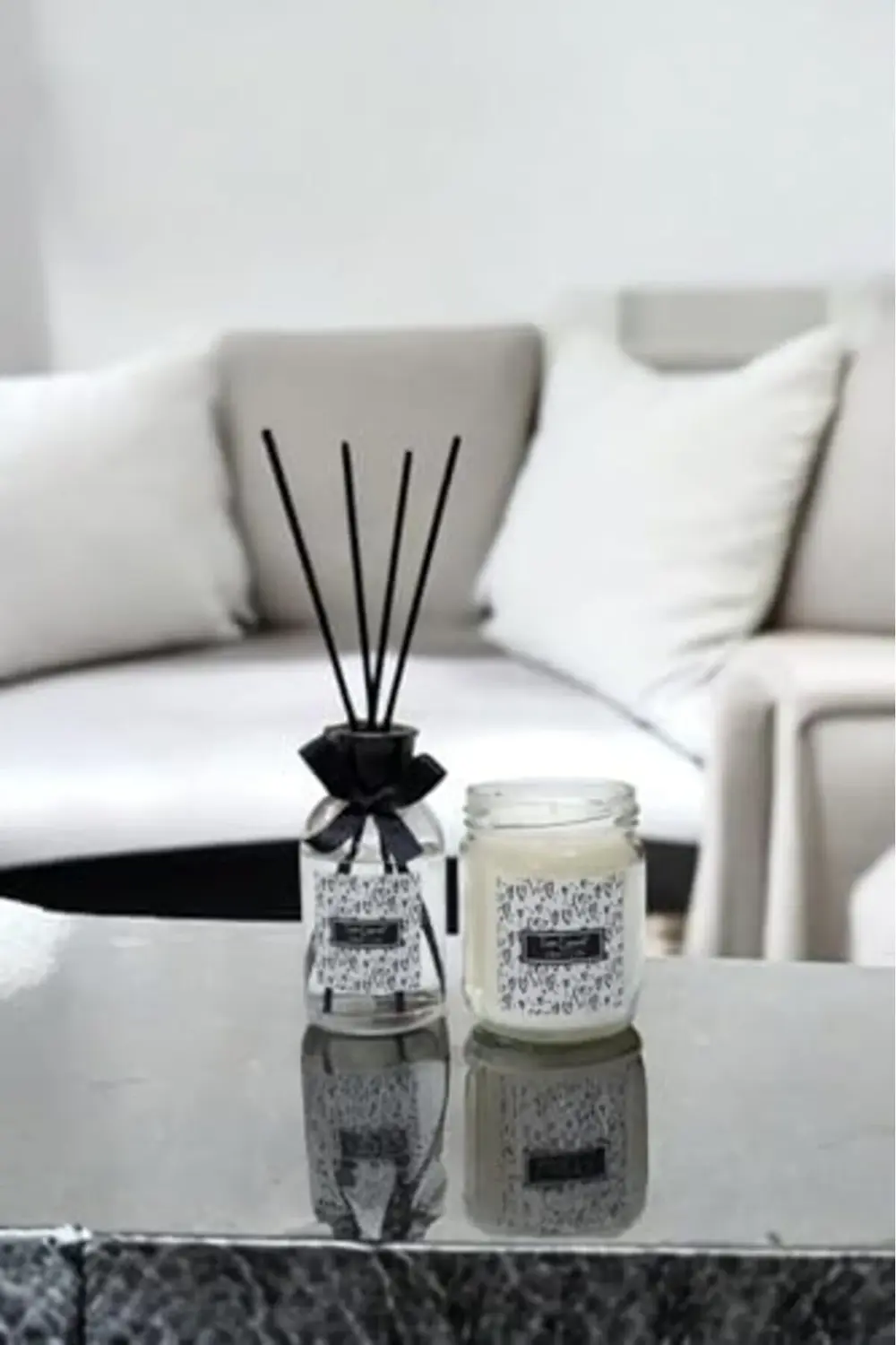 Kokulu Kavanoz Mum ve 100 ML Oda Kokusu Seti 1185222