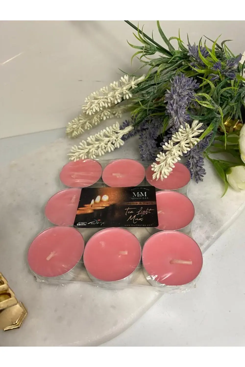 Kokulu Tealight Mum 9 Lu