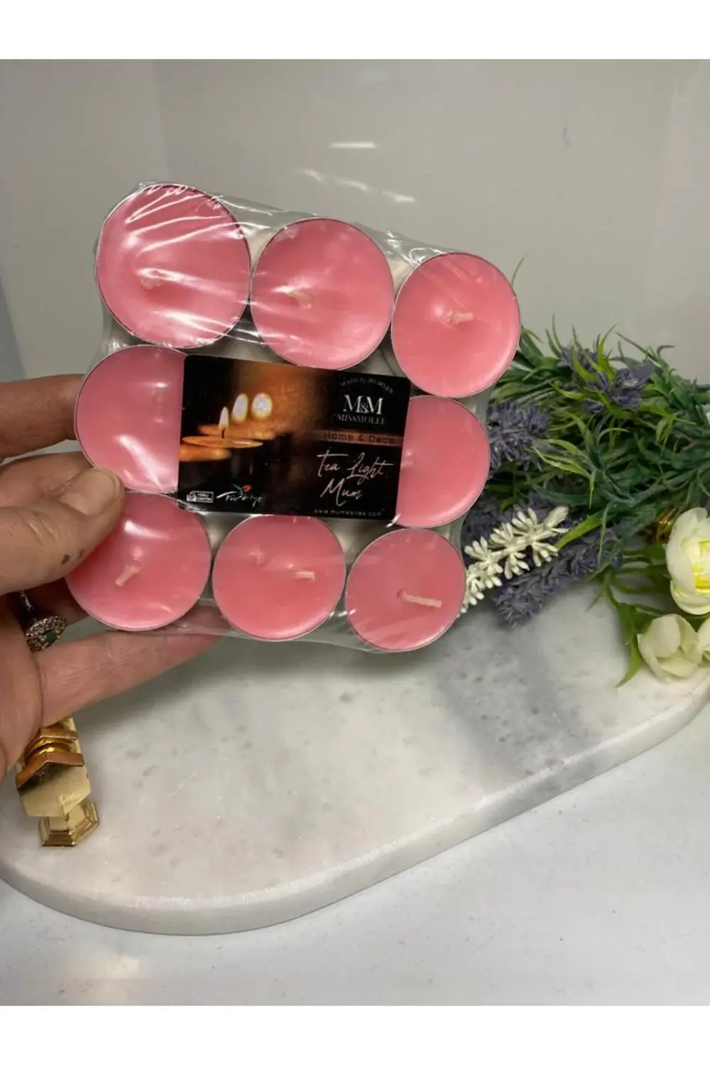 Kokulu Tealight Mum 9 Lu