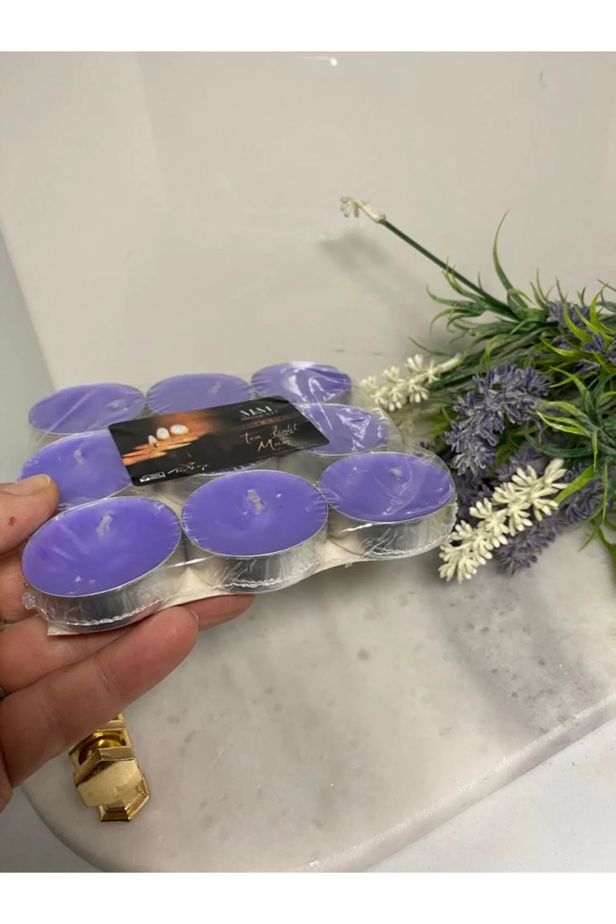 Kokulu Tealight Mum 9 Lu