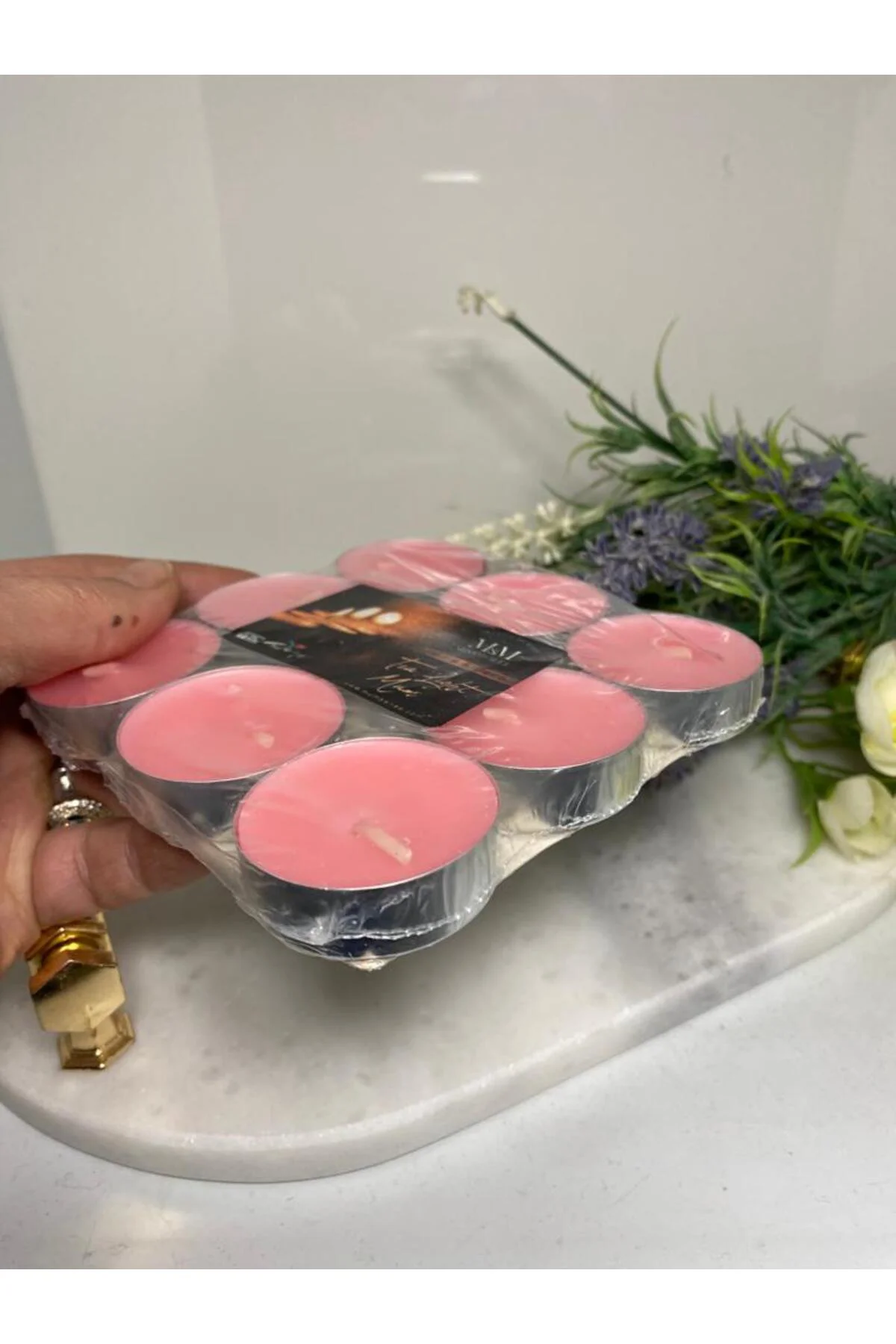Kokulu Tealight Mum 9 Lu