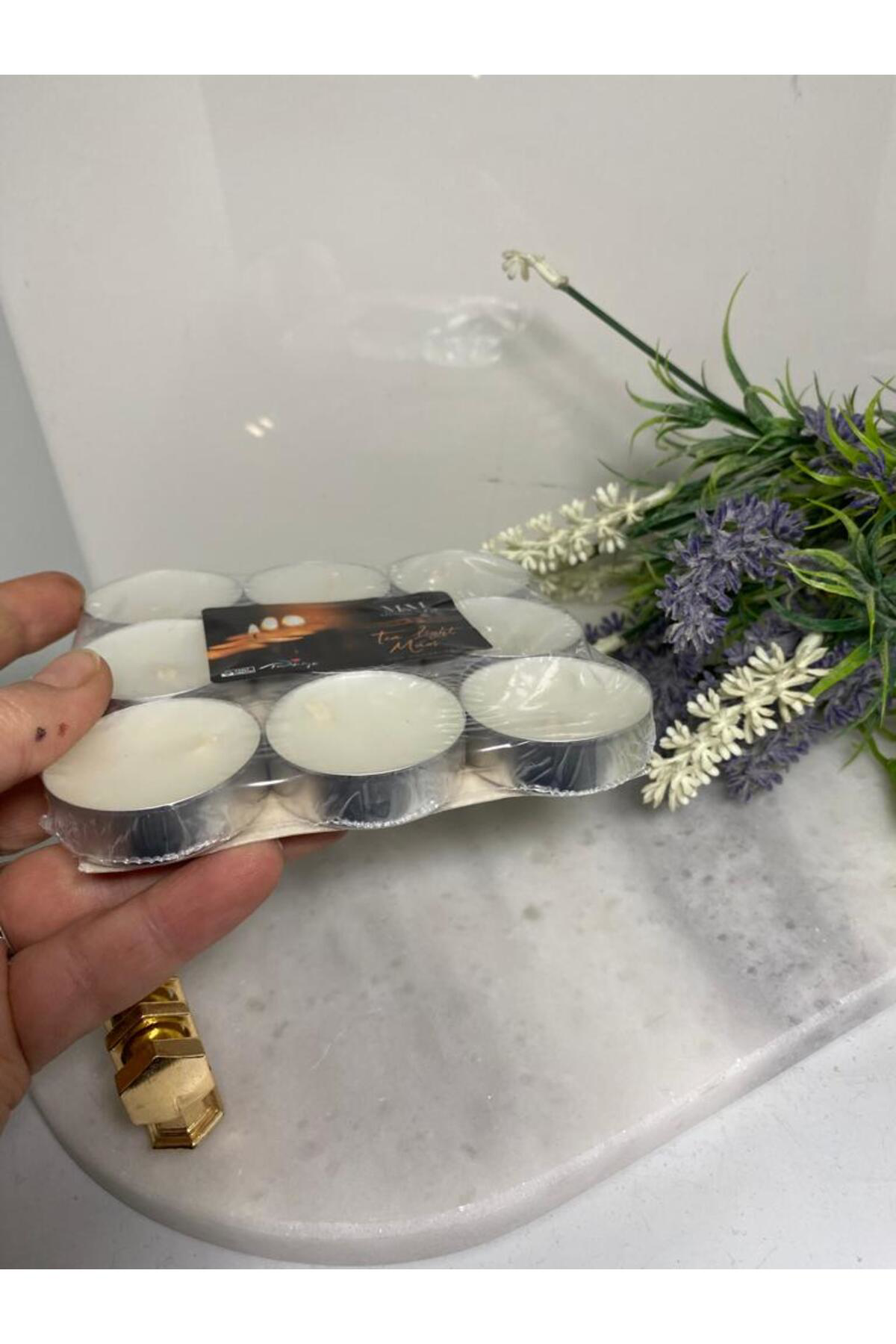 Elif Aksesuar Kokulu Tealight Mum 9 Lu