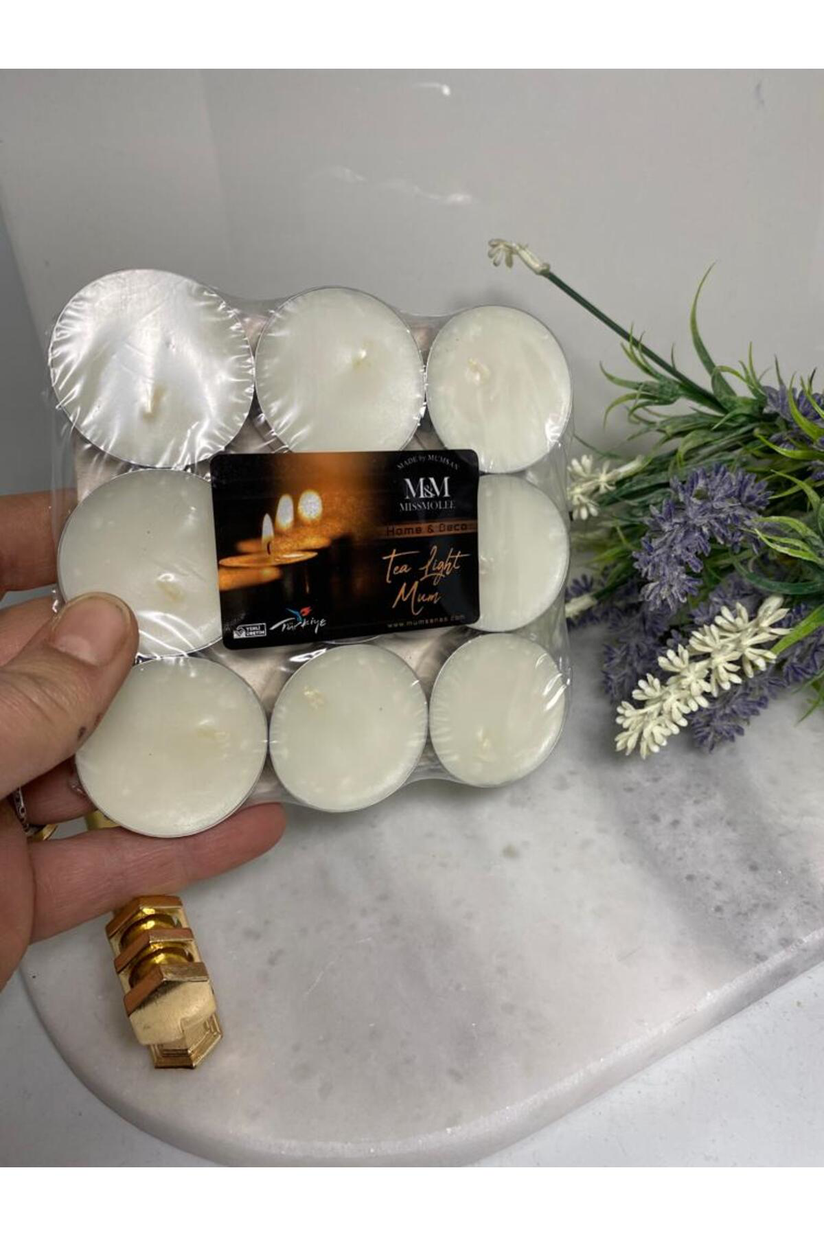 Elif Aksesuar Kokulu Tealight Mum 9 Lu