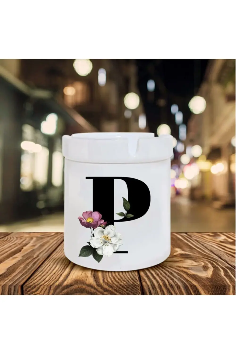 Kokusuz  Küllüğü - Kokusuz Kül Tablası - Doğart Sanat Beyaz