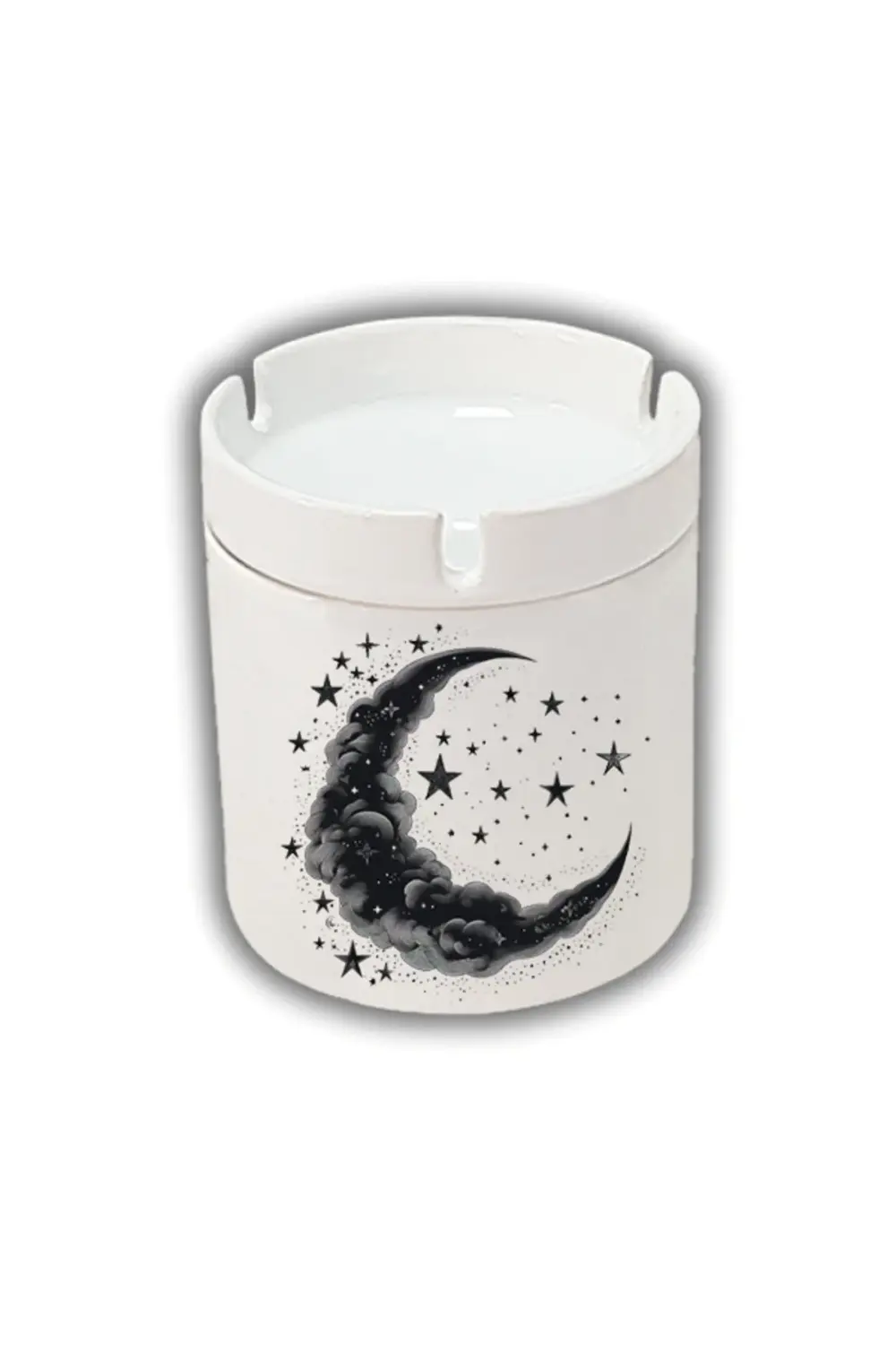 Kokusuz  Küllüğü - Kokusuz Kül Tablası - Doğart Sanat Siyah