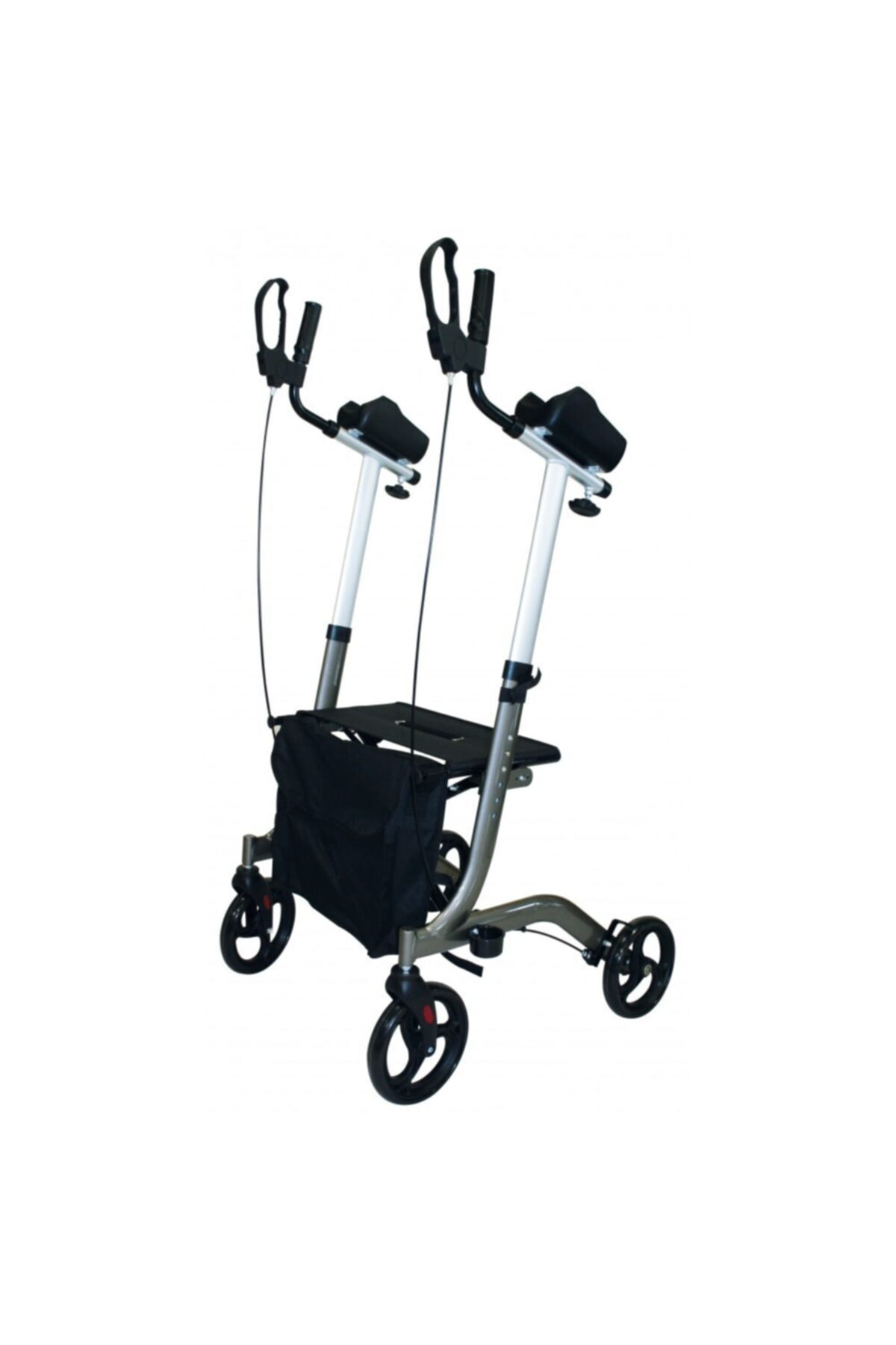 Poylin Kol Dayamalı Rollatör Yaşlı Hasta İhtiyar Yürüme Destek Aracı Kat
