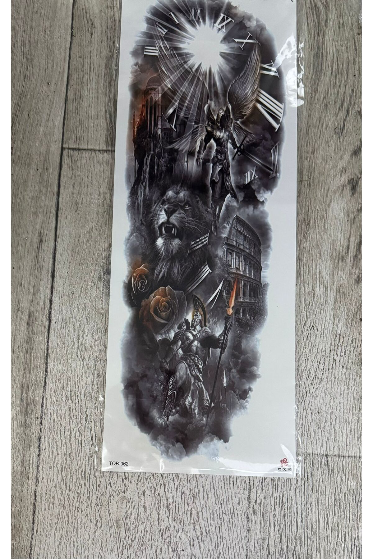 kol kaplama gerçek görünümlü 3 d suya denize dayanıklı geçici döv