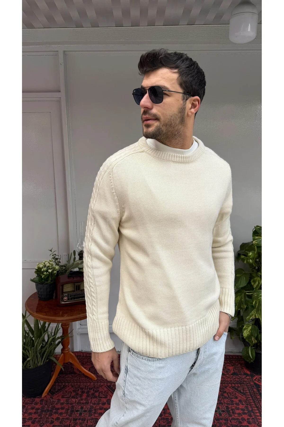 Kol Örgülü Triko
