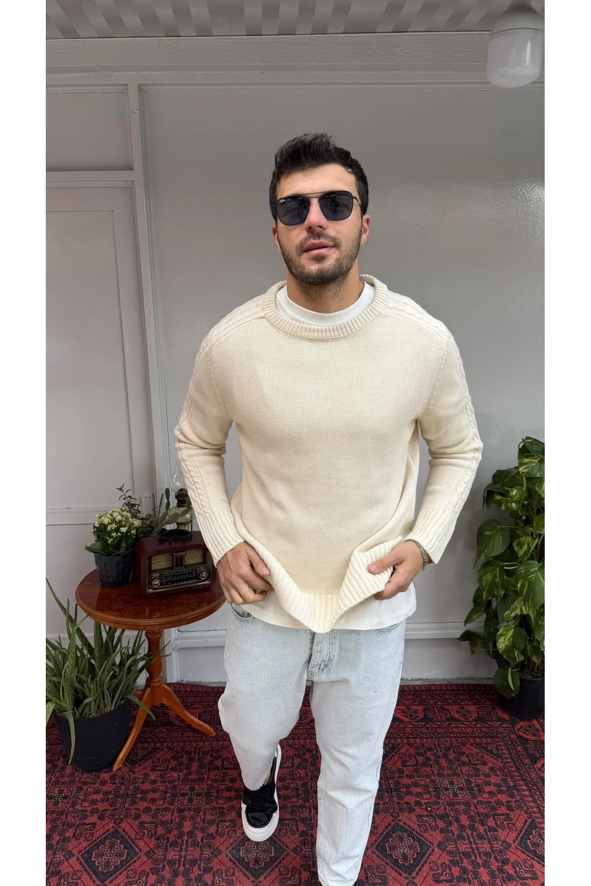 Kol Örgülü Triko