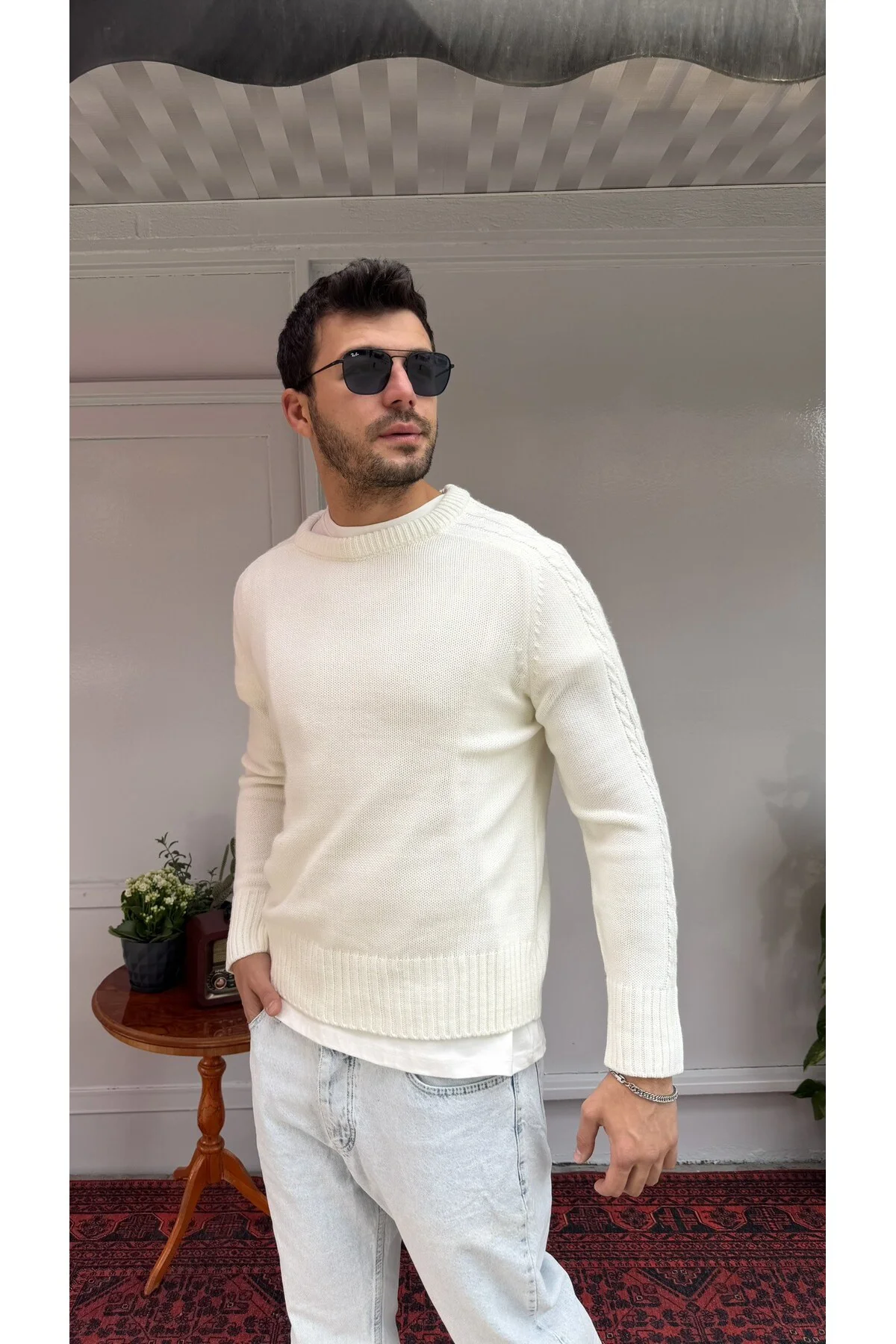 Kol Örgülü Triko