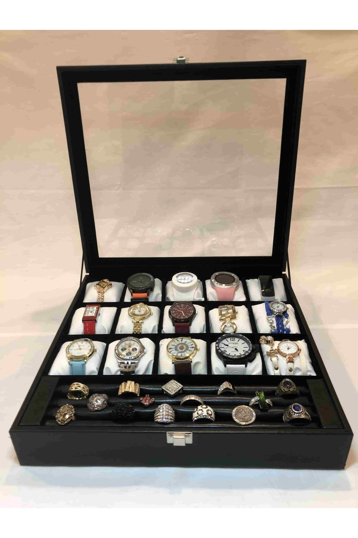 Kol Saatleri Küpe Kolye Bileklik Halhal Yüzük Saat Için 15 Bölme 