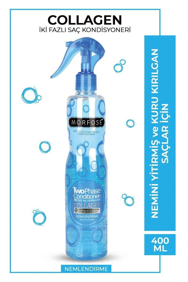 Kolajen Çift Fazlı Kondisyoner Fön Suyu 400ml - Saçları Korur ve Besler Fiyatı, Yorumları ve Özellikleri
