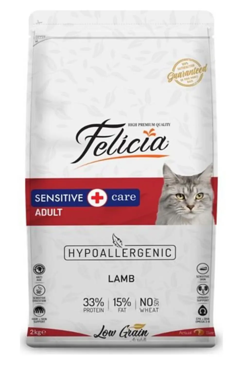 Kolajen Destekli Hipoalerjenik Kuzulu Yetişkin Kedi Maması 2KG