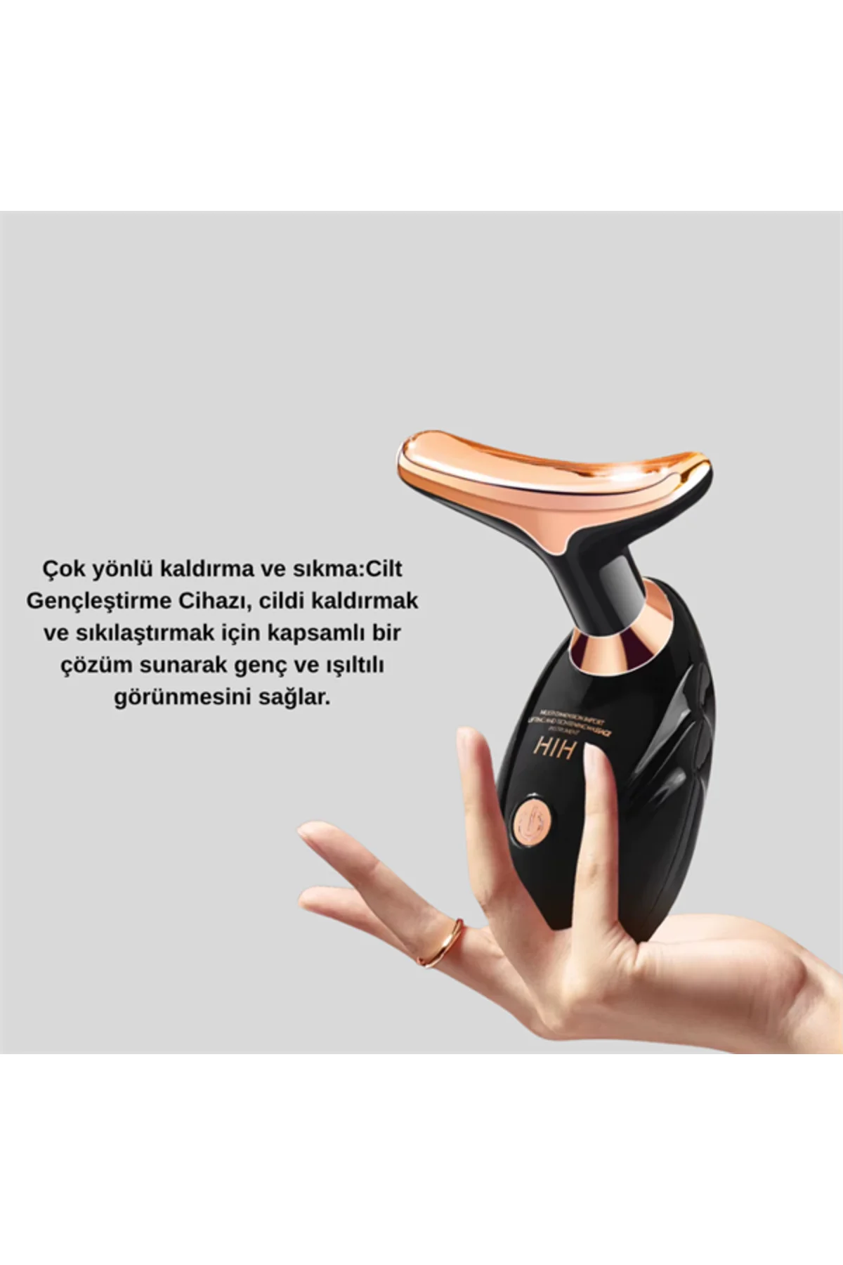 Kolajen Destekli Yüz Lifting Cihazı – Sessiz Titreşim Teknolojisi
