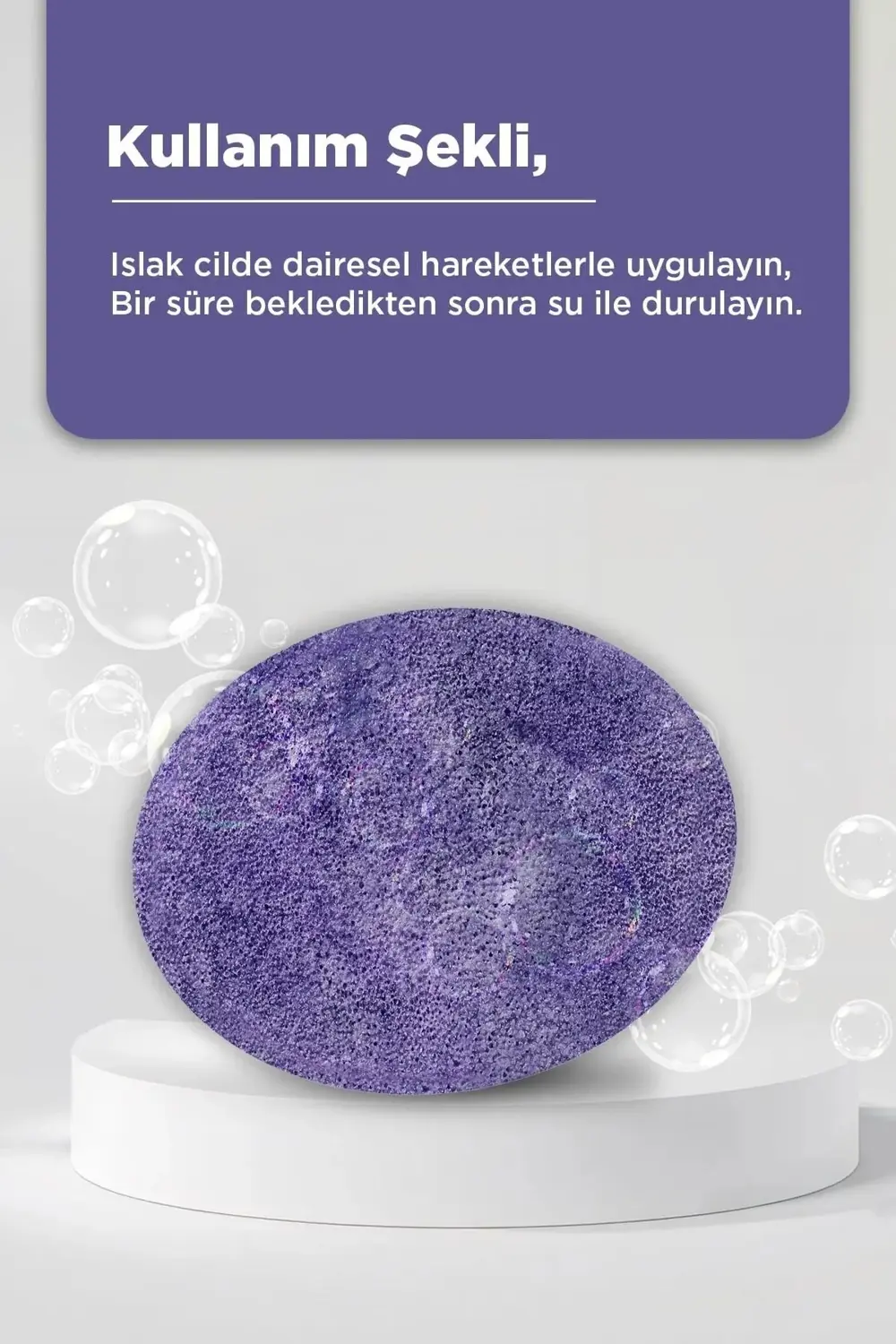 Kolajen Özlü Doğal Süngerli Sabun