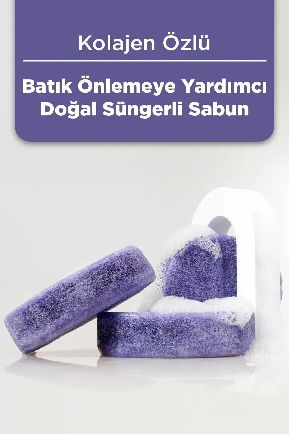Kolajen Özlü Doğal Süngerli Sabun