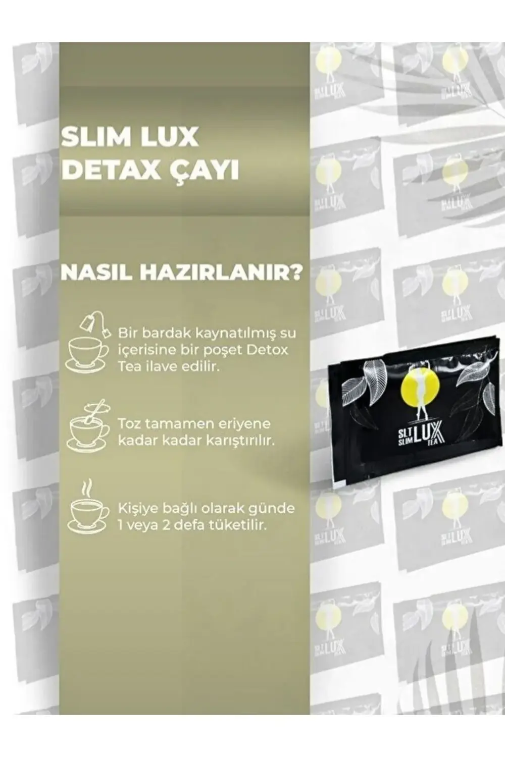 Kolajen Ve Limon Aromalı Detoks Çayı – 60 Süzen Poşet