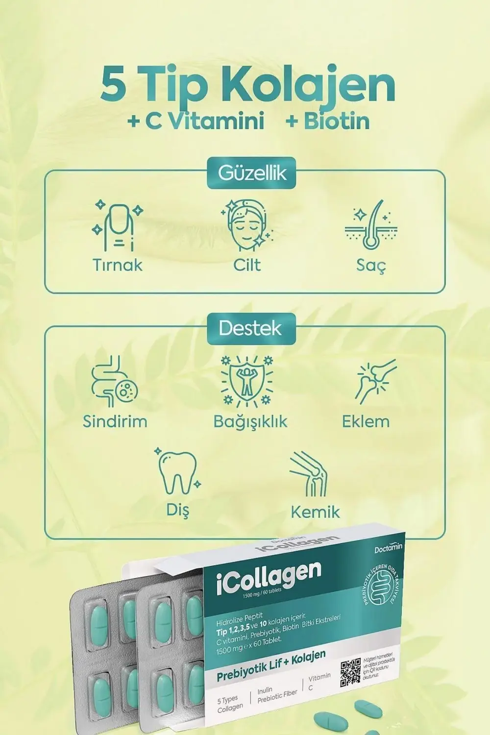 Kolajen Ve Probiyotik Tablet