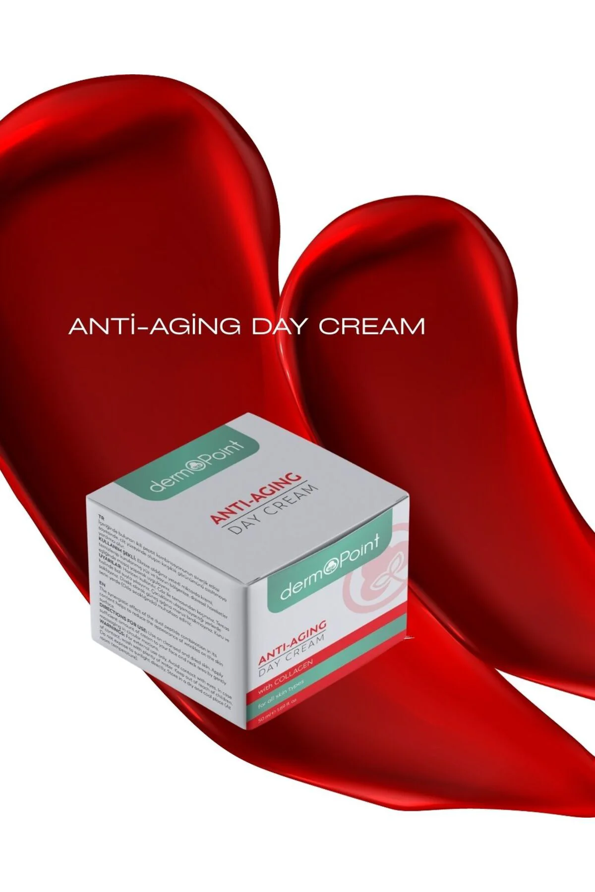 kolajenli göz çevresi bakım kremi + antiaging günlük krem cilt bakım seti