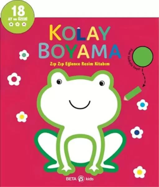 Kolay Boyama Zıp Zıp Eğlence Resim Kitabım