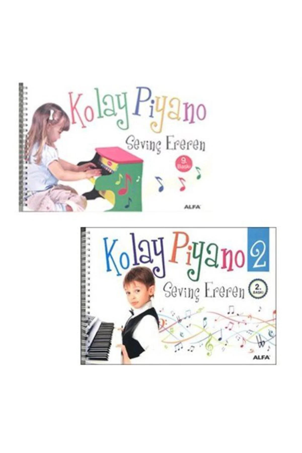 Kolay Piyano 1-2 Kitap set
