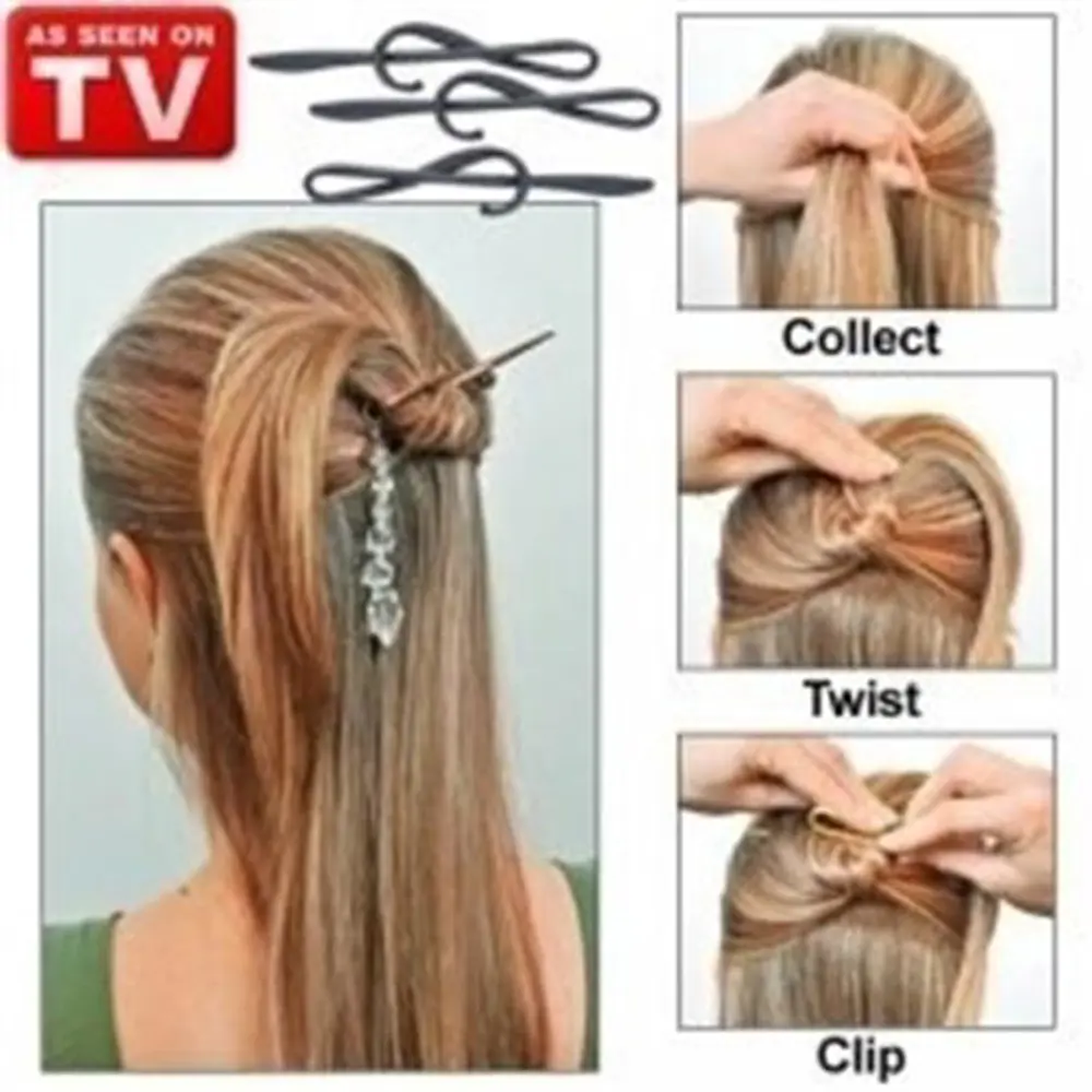 Kolay Saç Toplama Örgü Yapma Tokası Saç Şekillendirme Seti (4741)