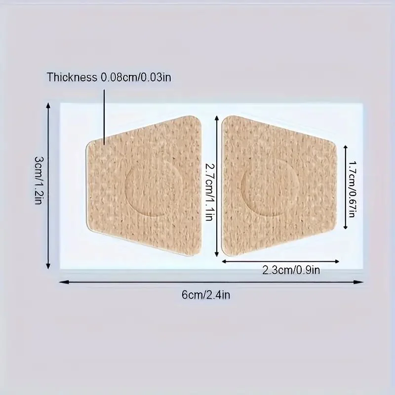 KOLAY UYGULANABİLİR AYAK TIRNAĞI ONARIM YAMASI (10"LU SET)