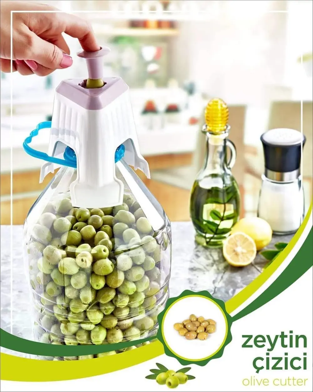 Kolay Zeytin Dilme Çizme Aparatı Pratik Kolay Zeytin Çizici Alet 