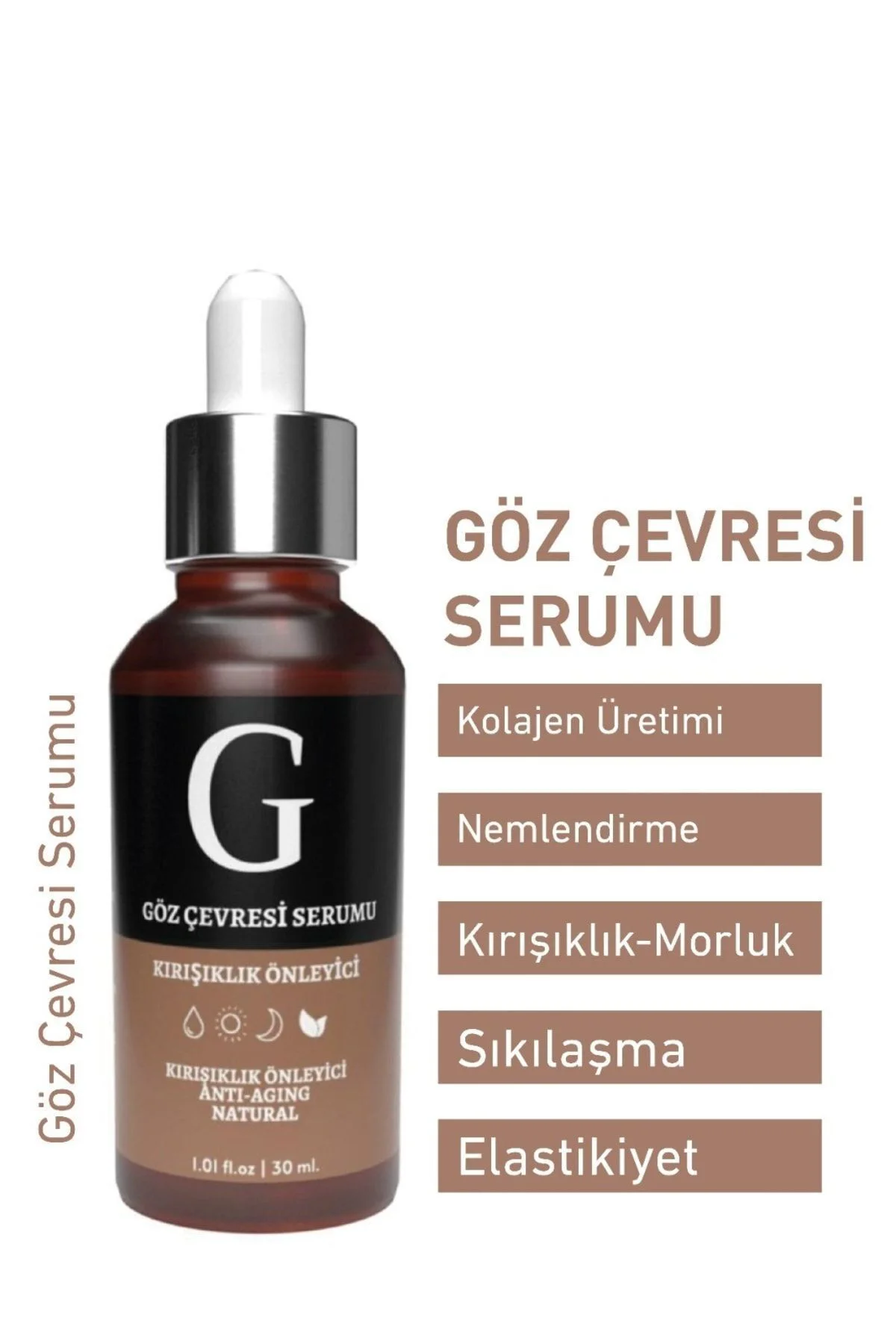 Kolegen Krem & Göz Çevresi Serumu (KIRIŞIK ÖNLEYİCİ BAKIM SERUMU 